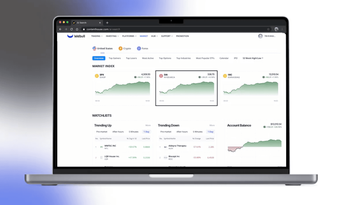 WeBull Accessibility Redesign